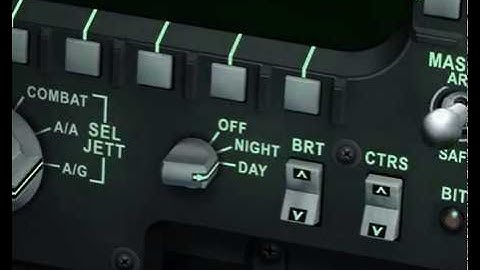 DCS World - modelviewer - F-15C Cockpit Animations