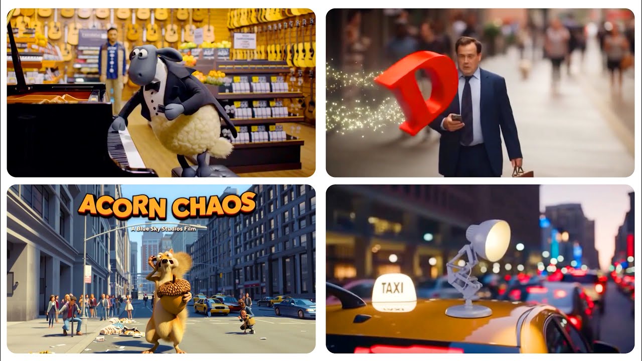 Animation Studios Reimagined as Trailers