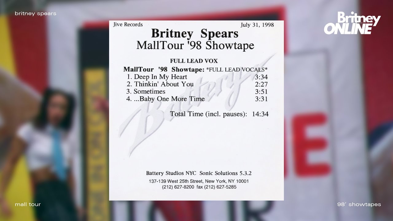 Britney Spears - Mall Tour 1998 Showtapes [Disc 1 + Disc 2]