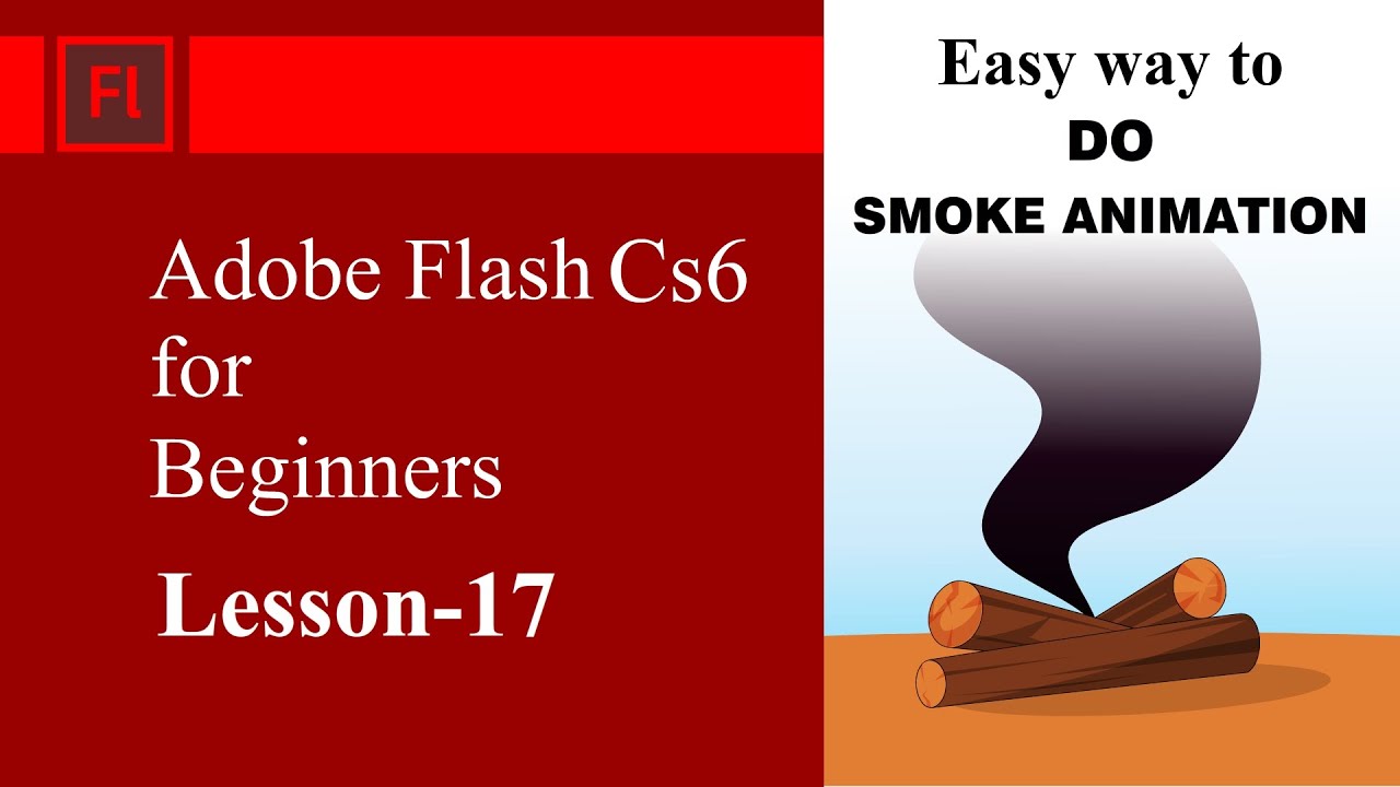 How to do Smoke Animation in Adobe Flash in Hindi - YouTube
