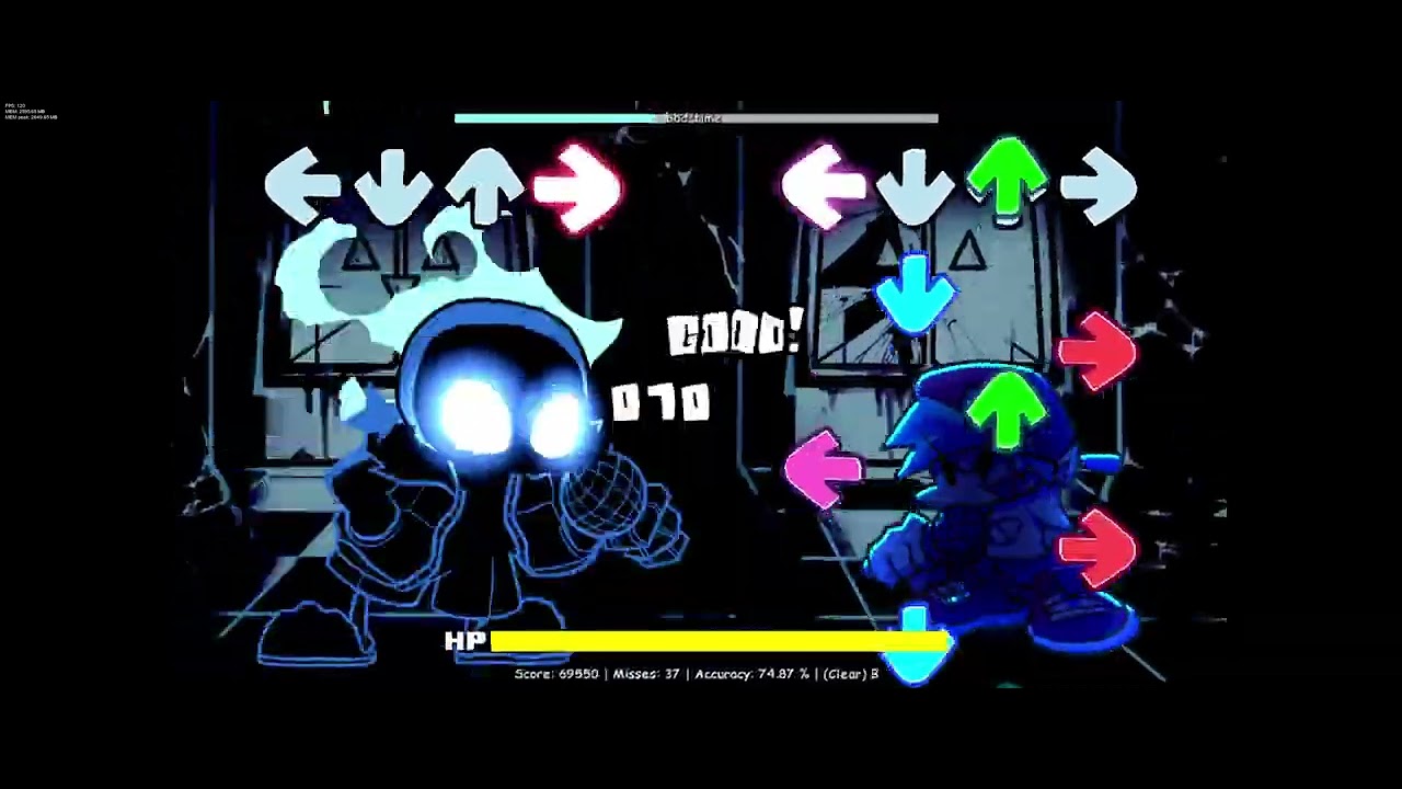 Bad time | genocidal fnf indie cross (nightmare song) - YouTube