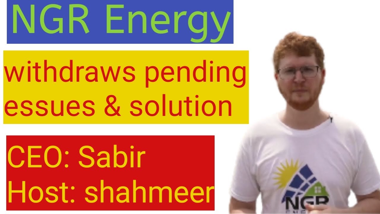 NGR withdraw problems & solution / withdraws kab normal ho ga / Techno online
