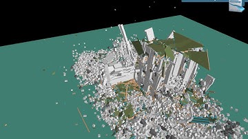 INACHUS - Structural Analysis of a Historic building, Devastating Earthquake, Case 3