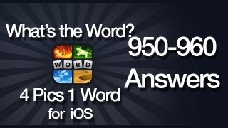 What's The Word? 4 Pics 1 Word Answers for iOS 950-960 screenshot 5