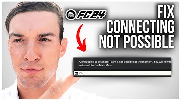 How To Fix Connecting To Ultimate Team Is Not Possible At The Moment On EA FC 24