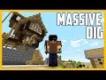 Minecraft: MASSIVE DIG #1 - MODLU SURVIVAL BAŞLIYOR!