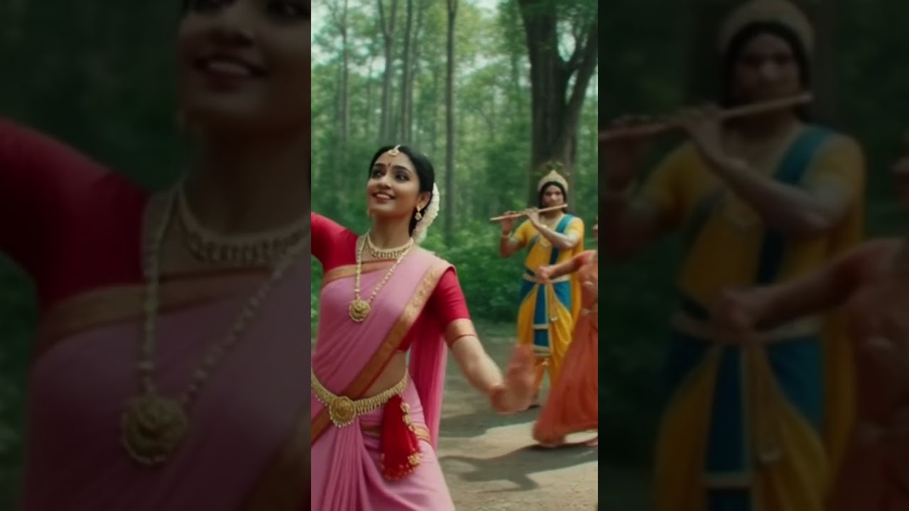 राधा रूप की अनोखी पटरानी लागे #shorts #shortvideo #kindercastrhymes