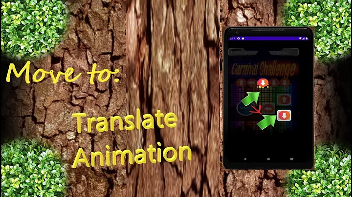 Move from object to object (TranslateAnimation) - Android Studio Tutorial