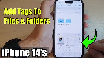 iPhone 14/14 Pro Max: How to Add Tags To Files & Folders