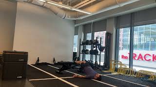 Feet Elevated Long Lever Hip Lift Hold