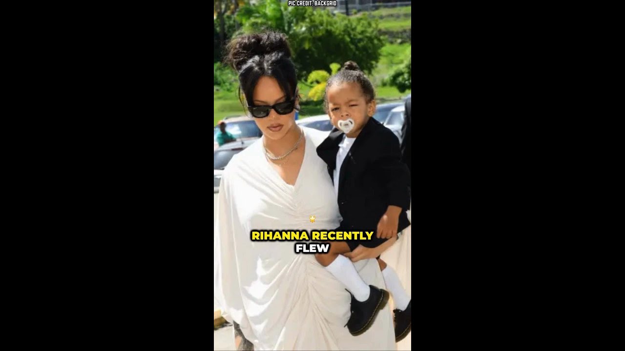 Rihanna Attends Dad Ronald Fenty’s Funeral In Barbados With A$AP Rocky And Sons. 