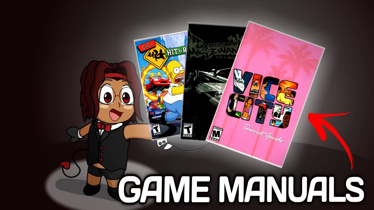 When video games came with BOOKS