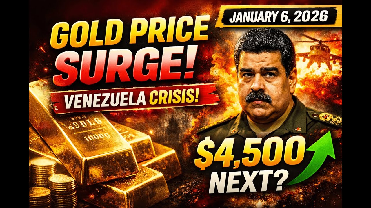 Gold Price Today (06/01/2026) | Venezuela Crisis Fuels Safe-Haven Rally — $4,500 Next for Gold?