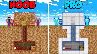 Minecraft NOOB vs. PRO: FAMILY HOUSE SECRET ROOMS in Minecraft! (Animation)