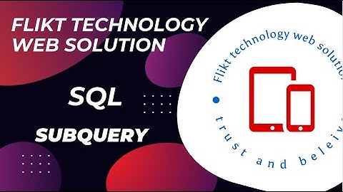 SubQuery with Exists and Not Exists