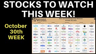 Stocks To Watch This Week Earnings Whispers | Major Stocks: Apple, AMD, Palantir, PayPal, Shopify