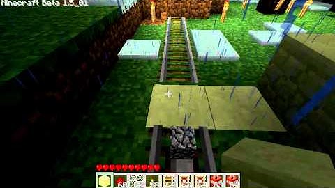 Minecraft Detector Rail Mine [Working]