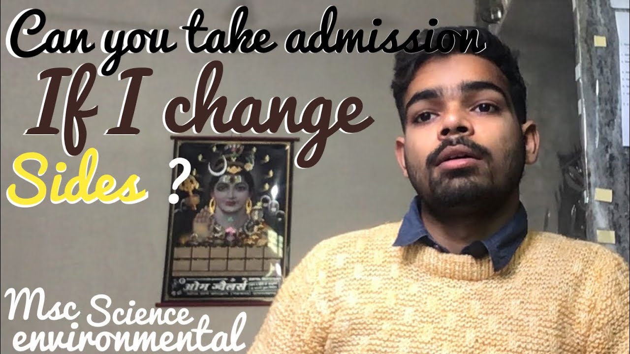 Who can take admission in MSc environmental science | answering comments section