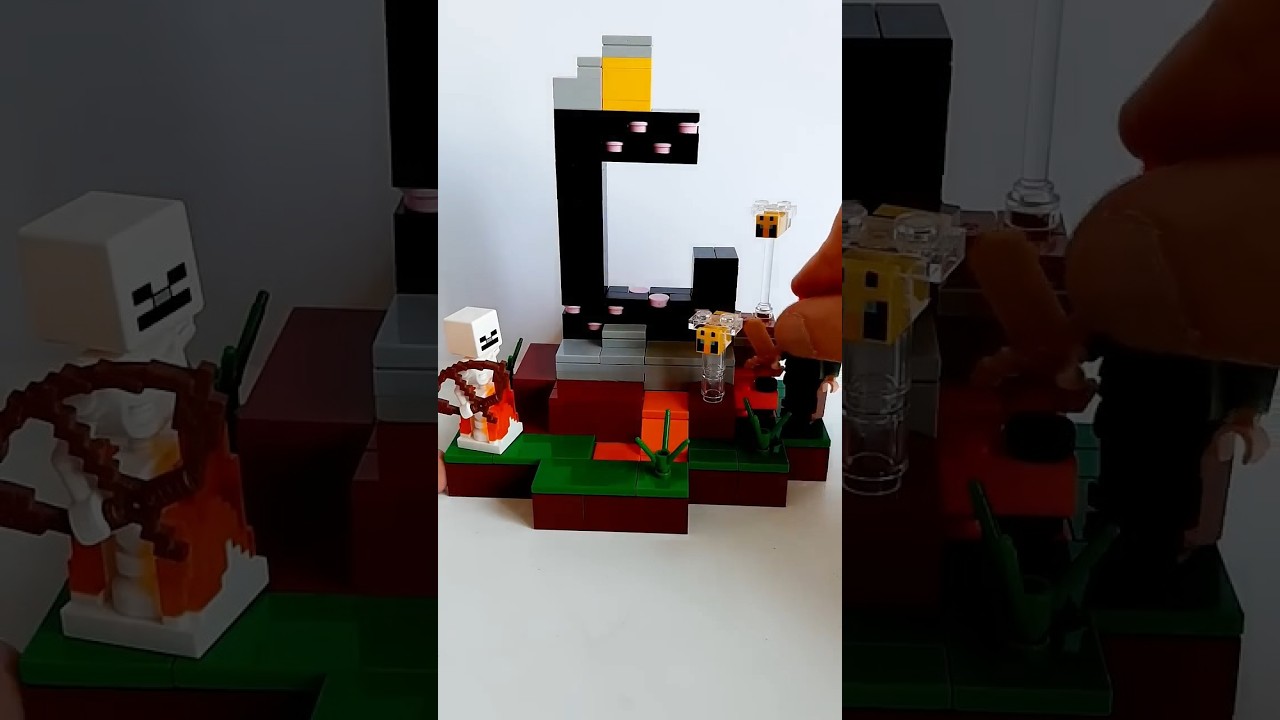 Minecraft Ruined Portal Lego  