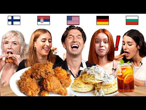 Europeans Try Biscuits & Gravy For The First Time! | American Breakfast