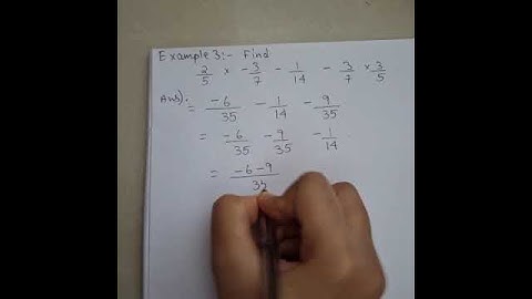 Rational numbers. Example 3. Class 8 chapter 1.