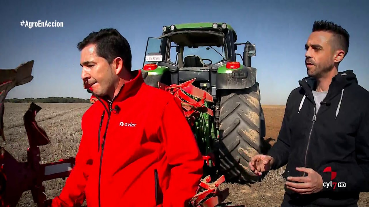 Agro en acción (2) .- Ovlac, almacenamiento de grano en bolsa, Landini