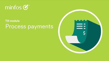 Minfos Till - Process payments