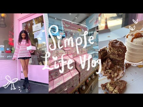 simple life vlog| thrift with me, new hobbies, sanrio haul, exploring LA⋆౨ৎ˚