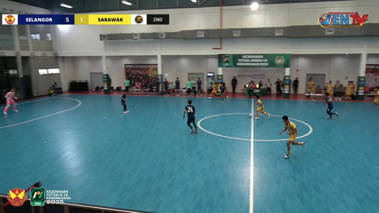 [LIVE] SELANGOR FC vs SARAWAK SPORTS C&C : NATIONAL U19 FUTSAL TOURNAMENT