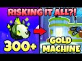 (63% - 47%) Risking It All 300+ Ghoul Horses in The Gold Machine Pet Simulator X (Roblox)