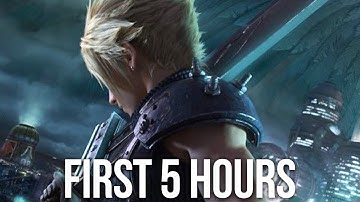 FINAL FANTASY 7 REMAKE PS4 Part 1 - FIRST 5 HOURS GAMEPLAY (No Commentary)