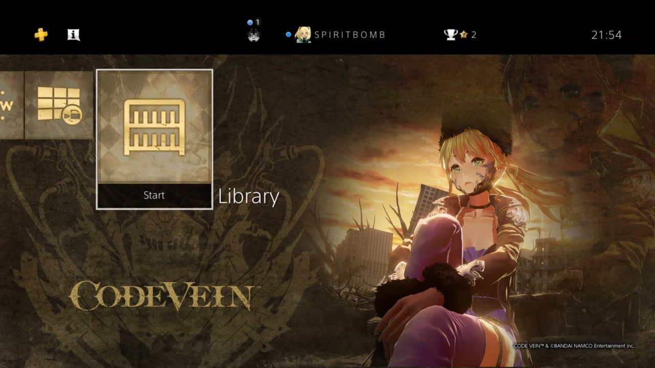 CODE VEIN "Mia" Season Pass Exclusive PS4 Theme -