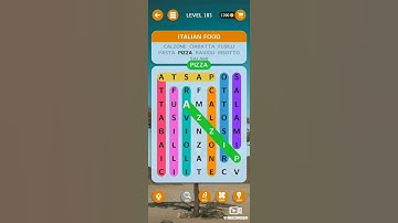 Level 181 - Level 190 Walkthrough - World of Word Search