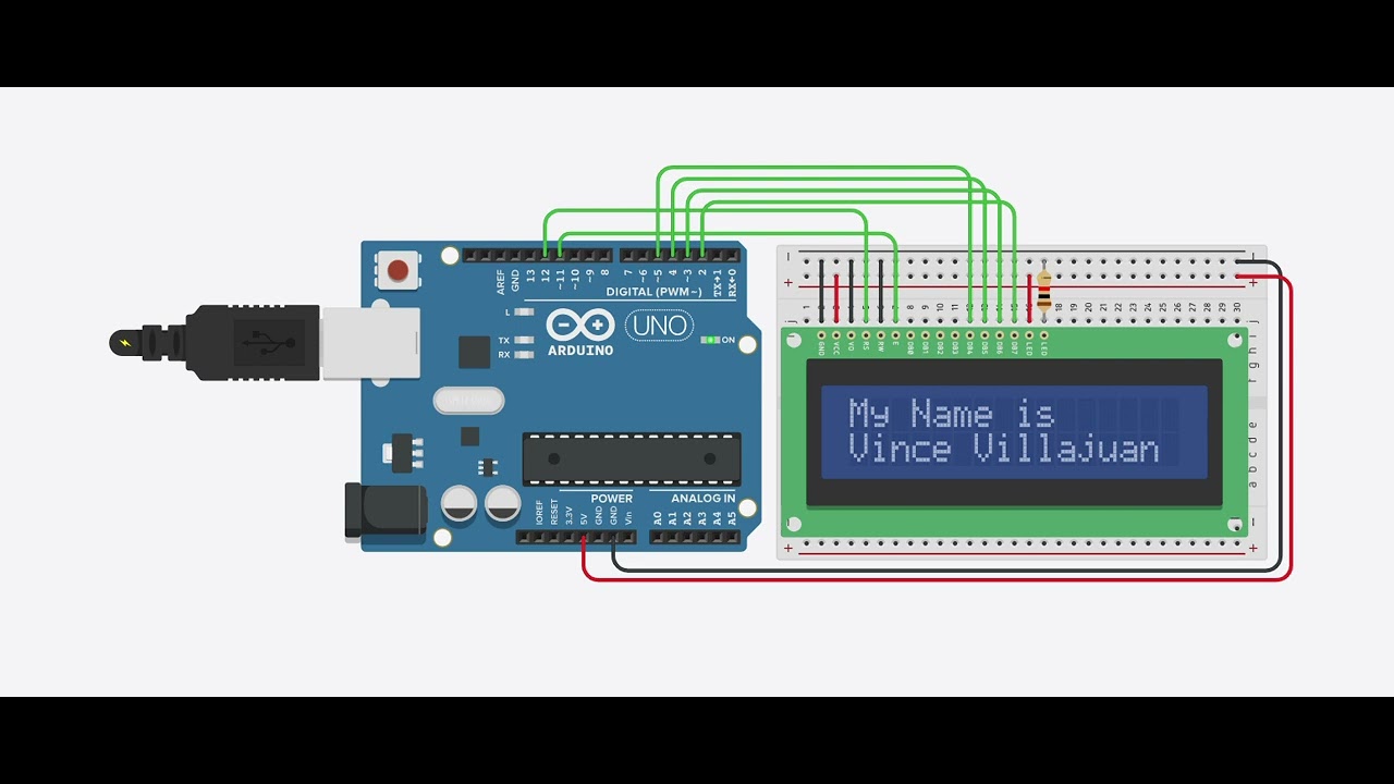 Activity 9 - Liquid Crystal Displays (LCD) with Arduino - YouTube