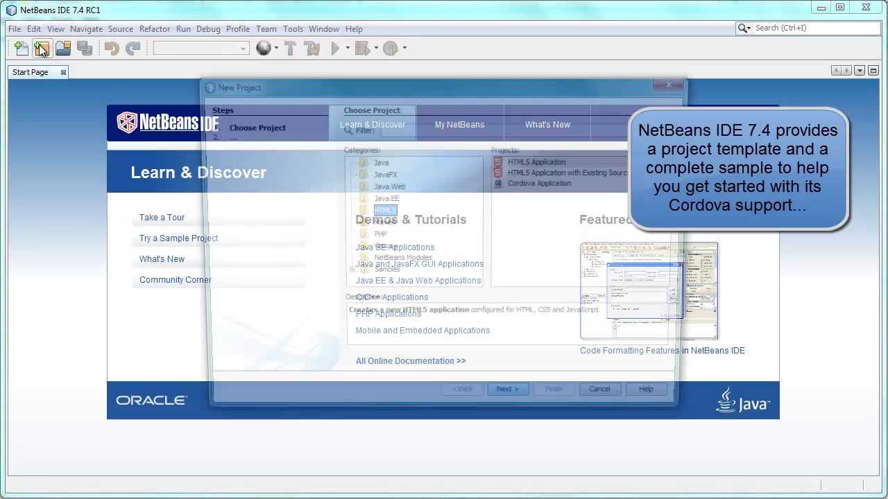 Getting Started with Cordova in NetBeans IDE - YouTube