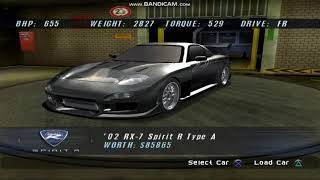 The Fast And The Furious Tokyo Drift The Game  All Boss Cars Unlocked