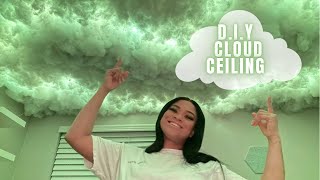 DIY TikTok Cloud Ceiling 2022 | التحول الجمالي للغرفة | ديون شارماي