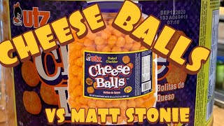 CHEESE BALL BARREL challenge!! | VS MATT STONIE’S TIME | WOMAN VS FOOD