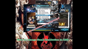 MU Zhyper How to Adjust & Fix Screen Game Resolution in ZhyperMU