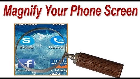 How to Zoom in/out Your Mobile Phone Screen ! Magnify Your Android Phone Screen