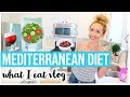 MEDITERRANEAN DIET WHAT I EAT ALL DAY VLOG | COOKING, LAUNDRY, + CLEANING MOTIVATION! | Brianna K