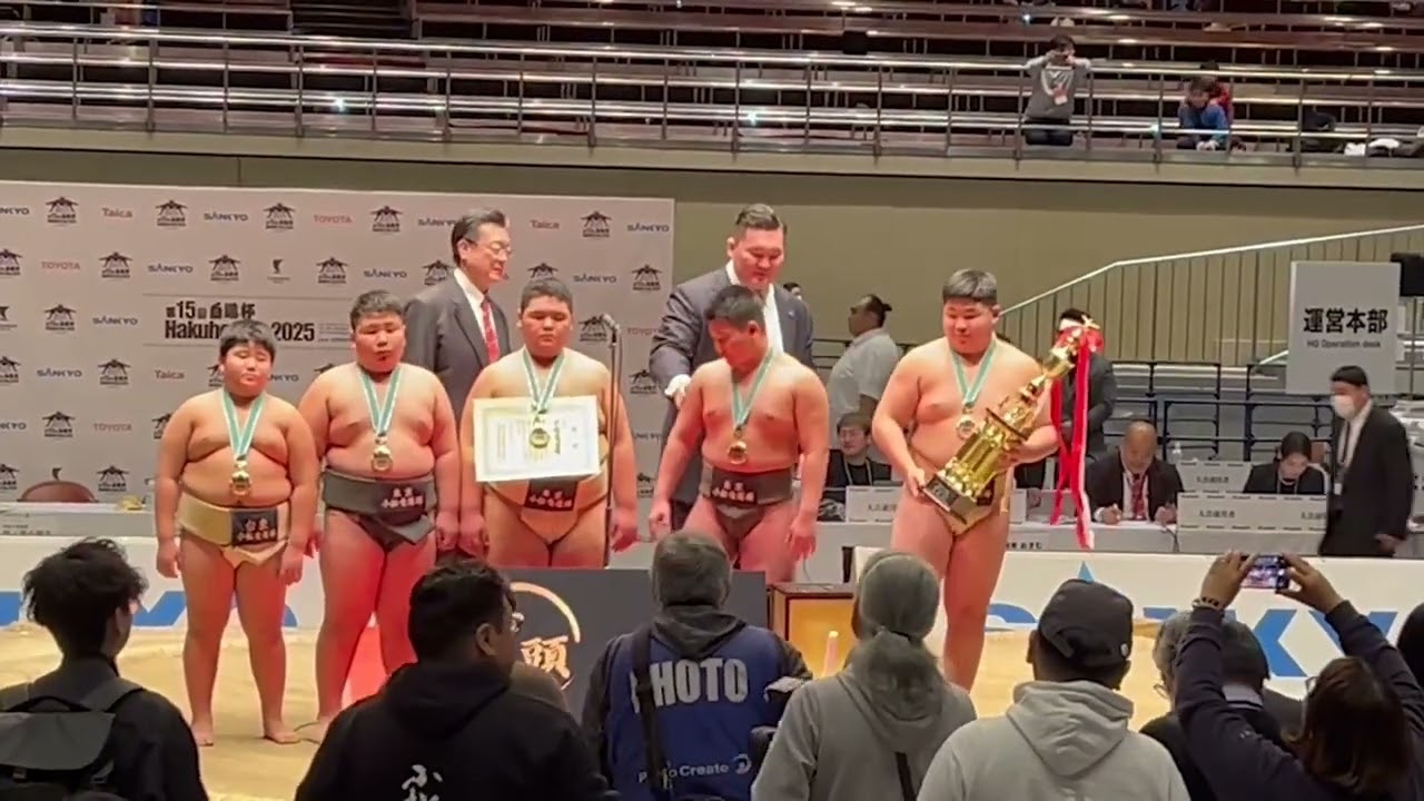 【第15回白鵬杯】表彰式　加藤ようこ目線