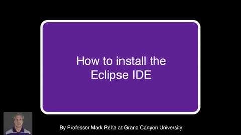 HOWTO -  Install the Eclipse IDE