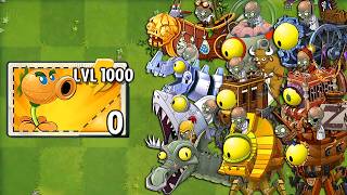 Every Random Plants LEVEL 1000 Power-Up vs ALL Final Bosses Fight! - PvZ 2 Mod Final Bosses