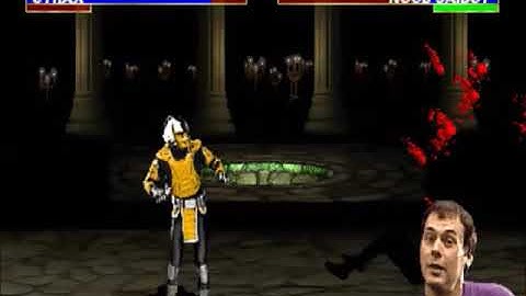 fighting Noob Saibot in MK3 & UMK3