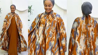 How To Sew Overlapping Bubu Kaftan With Turtle Neckline