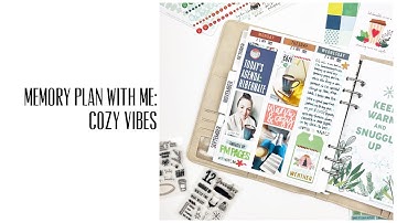 Memory Plan With Me: Cozy Vibes with Cocoa Daisy Frost & Frolic Collection