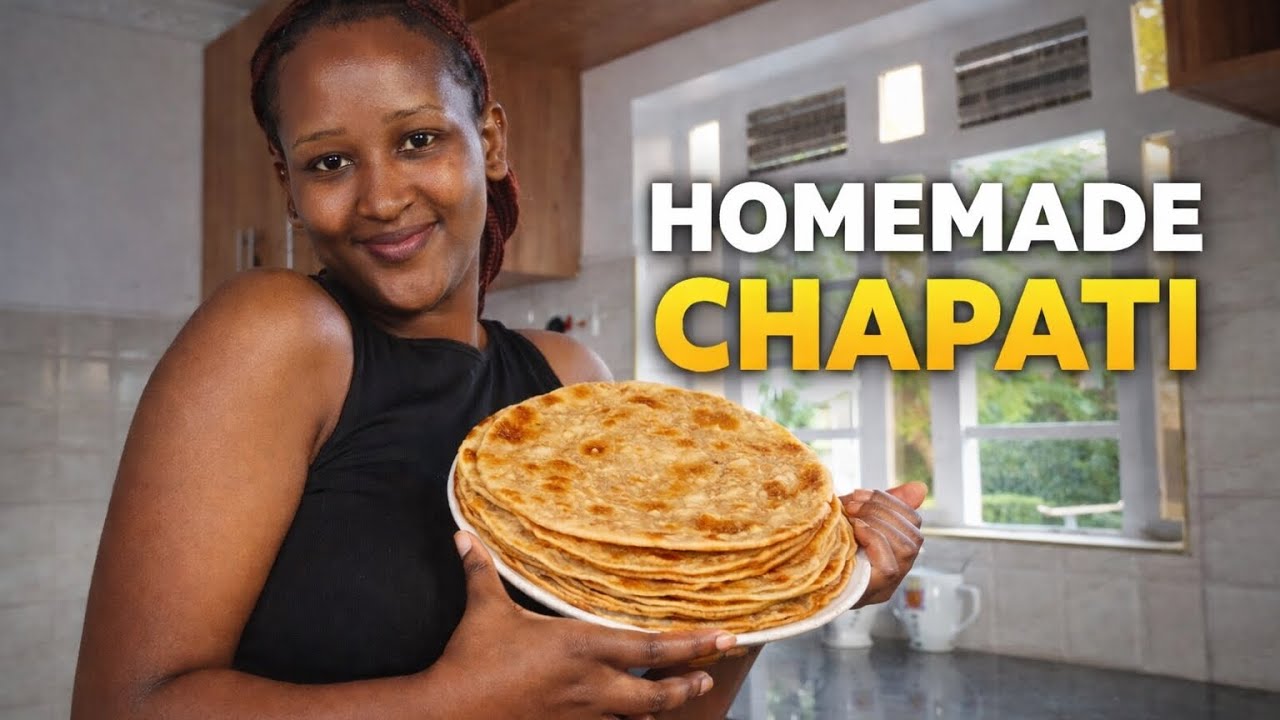 Making Soft Kenyan Chapati From Scratch | Cozy African Home Cooking