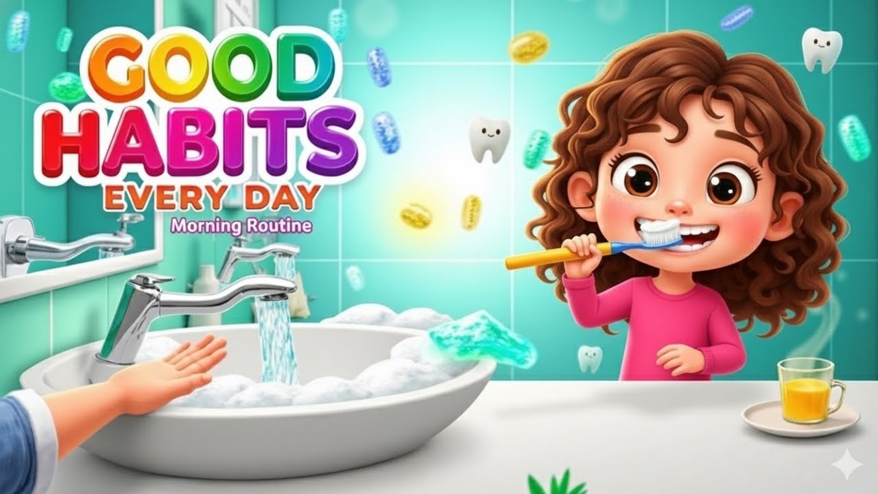 “Morning Routine for Kids | Learn Good Habits Every Day!” - YouTube