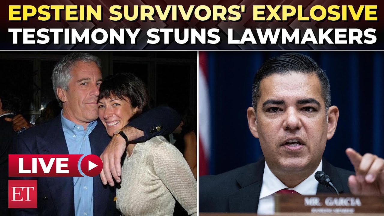 LIVE | Epstein survivors drop bombshell testimony at House hearing;  Shocking revelations emerge